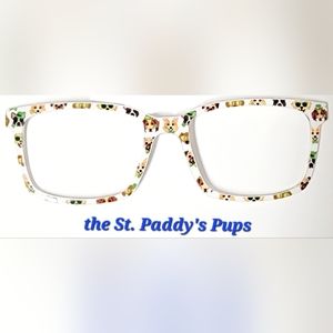 Pair Eyewear magnetic eyeglass topper for Kirby - St. Paddy's Pups